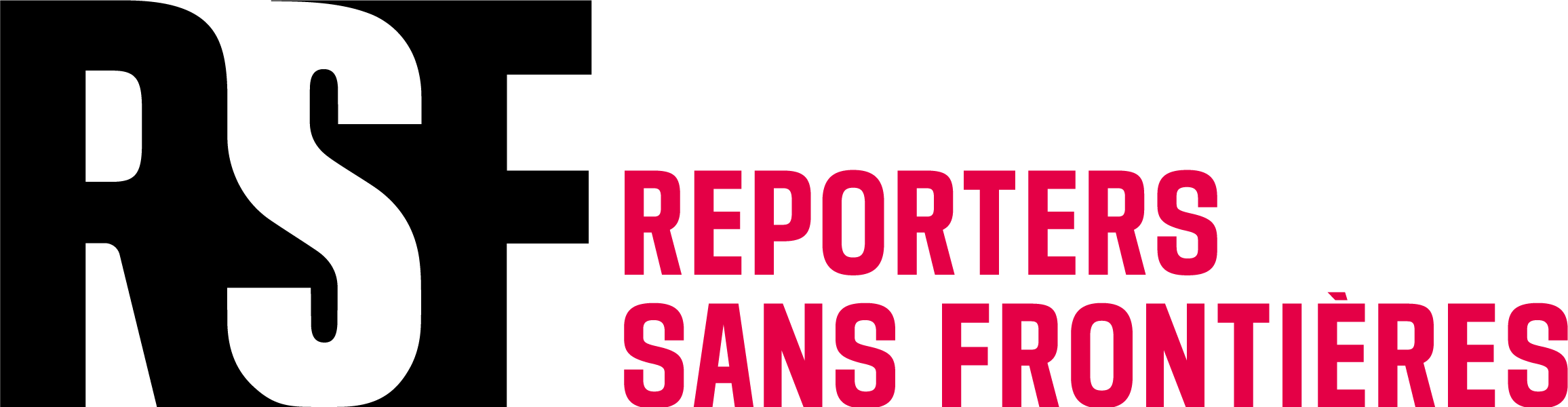 page d'accueil de Reporters sans frontières